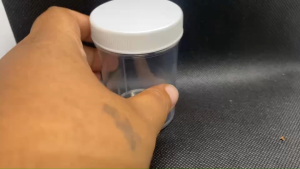 กระบอก 120 มล.(100 ใบ)พลาสติกกลมใส +ฝาสีขาว#50 (WG.=1.8 Kg.)31