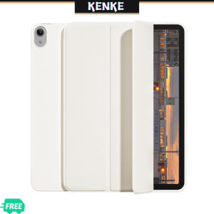 KENKE ipad case TPU silicone soft shell for ipad 10.9 inch 2020 ipad Air 4th gen ipad air 5th gen case （No pencil slot）ipad pro 11 inch 2022 ipad 9th 8th 7th gen ipad 10 case 2021 Tri-fold cover smart case Full wrap protection