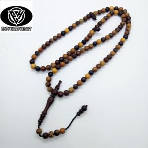 Tasbih kayu 9 macan kayu bertuah 8mm