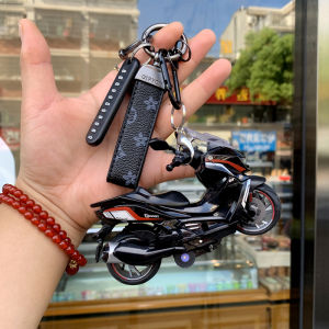 Creative Motorcycle Keychain Number Plate Model BMW Board Key Holder Pendant Lost Proof Plastic Modern Universal Gift