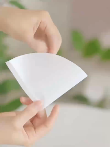 Timemore V60 Hand-Brewed Coffee Pot Filter Paper American Coffee Machine Fan-Shaped Filter 100PCS