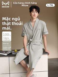 MiiOW | Cotton Mens Robe Short Sleeve