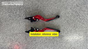 Semspeed cho zontes 150x 2026 xe máy CNC có thể điều chỉnh có thể gập lại đòn bẩy ly hợp phanh W/khóa đỗ xe