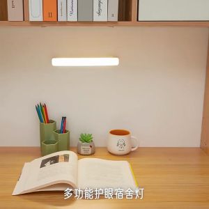โคมไฟแม่เหล็ก LED ตั้งโต๊ะโคมไฟแขวนตั้งโต๊ะชาร์จได้ไฟไม่ได้หรี่ ไฟกลางคืน โคมไฟตู้เสื้อผ้า