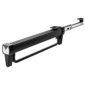 【Homelements】【Homelements】 Trouser Storage Rack Retractable Slide Rail Hangers Top Mounted Pull-out Pants Rack for Space Saving