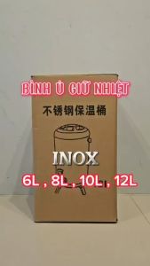 Bình Ủ Trà Inox 304 - Bình Giữ Nhiệt Dung Tích 6L - 8L - 10L - 12L