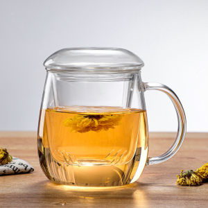 Thickened Filtered Glass Water Cup for Home Office