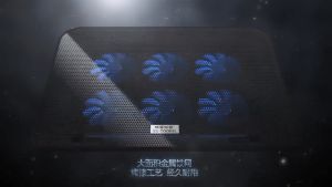 พัดลมโน๊ตบุ๊ค 6LED Laptop Cooling Pad สำหรับแล็ปท็อปที่มีขนาดไม่เกิน 18 นิ้ว พัดลมระบายความร้อนโน๊ตบุ๊ค หม้อน้ำพัดลมหกเทอร์โบ หม้อน้ำขาตั้งโน๊ตบุ๊คที่มีเสียงรบกวนต่ำและเงียบ