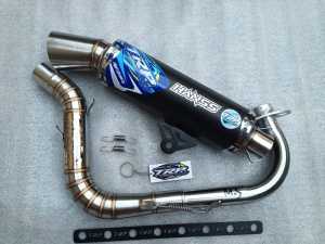 KNALPOT SAMLONG BLACK COATING ORIGINAL TRP MUFFLER BEATVARIONMAXPCXMIO DLL