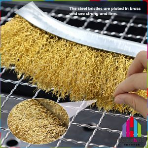 HB Universal Steel Wire Brush Multifunctional Cleaning Tool for Metal Derusting Polishing Barbecue Kitchen Clean