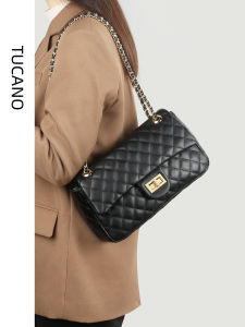 TUCANO | Luxurious Small Quilted Chain Crossbody Bag