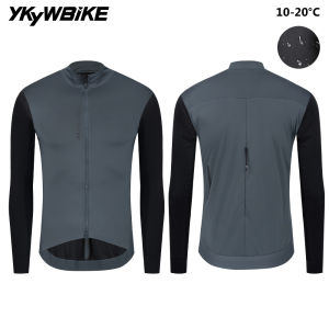 YKYWBIKE Mens Cycling Jacket Windproof Waterproof Bicycle Windbreaker Road Bike Jersey Long Sleeve Cycling Clothing MTB