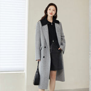 Yigue | Elegant Warm Double-faced Coat Camel Hair