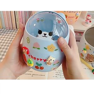 Thùng rác mini để bàn trang trí đẹp thùng rác lật -BeloveShop