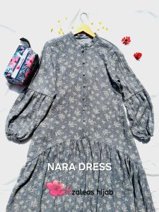 NARA DRESS GAMIS CRINKLE MOTIF
