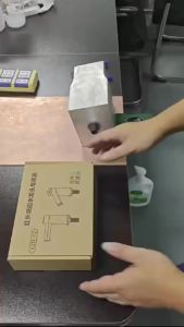 Automatic Soap Dispenser Touchless Sensor Built in Sink Bathroom Countertop Plug in Powered Foam Liquid Adjustable Soap Pump