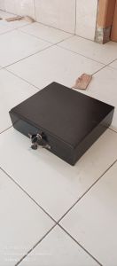 laci uang laci kasir cash drower kayu jati finishing spet  ukuran 30x26x10 cm