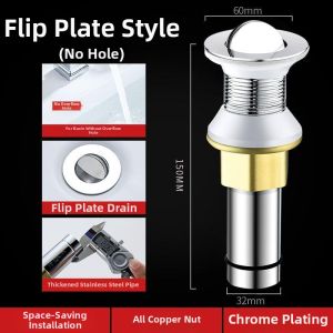 Odor Prevention Advanced Basin Drain Fitting