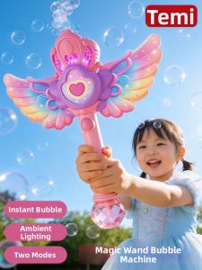 TEMiTANGMI | Light-up Automatic Bubble Wand Toy For Girls