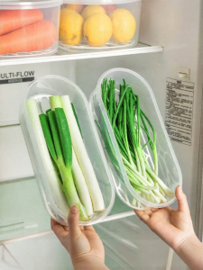 MODERN SWEETHOME | Food-Grade Onion Garlic Ginger Storage Box with Drainage