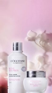L'OCCITANE Reine Des Pres Illuminating Lotion 200ml - Toner Pelembap dan Pencerah Wajah