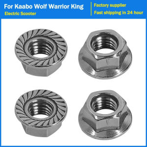 2/4pc Universal M14 Iron Flange Nut  for ZERO 10X 11X VSETT 10+ Kaabo Wolf Warrior King Electric Scooter To Fix Motor Axle&Fork