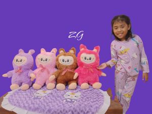 BONEKA VIRAL LABUBU THE MONSTER JUMBO L 40 CM