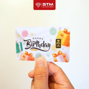HAPPY BIRTHDAY Edition: Gold Bar Card 1g