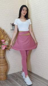 Legging Rok Sport Skirt High Waist / Rok Celana Senam Yoga & Fitnes
