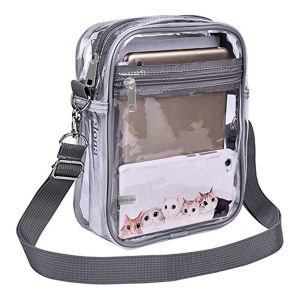Transparent Crossbody Bag PVC Single Shoulder Womens Mobile Phone Bags Versatile And Simple Waterproof Small Square Bag