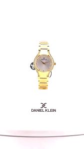 (2 Years Warranty) Daniel Klein Premium Women Analog Watch DK.1.13826 Gold Stainless Steel Strap