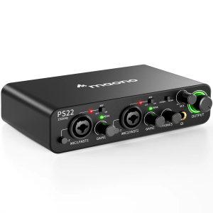 MAONO-PS22 USB Audio Interface for PC60dB Pro-Preamp 24bit 192kHzDual USB Interface for PC and Smartphone Routing Software