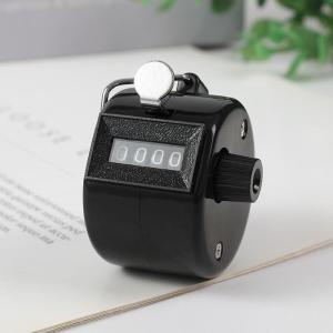 【T】1 Pc Handheld 4 Digital Tally Counter Mechanical Manual Palm Clicker Number Count Assorted 8 Color Tally Counter Number Count