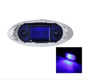 2pcs High-Visibility LED Trailer Lights Multi-Function Side Marker with Brake & Tail Light for Enhanced Truck Trailer RV Safety