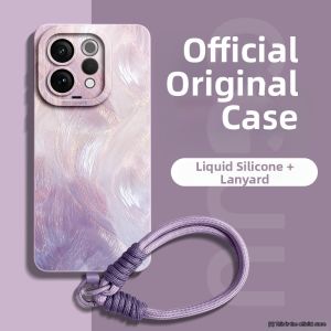 Silicone Shockproof Phone Case with Lanyard and Mirror Stand