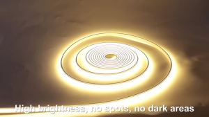 Smart Solid Silicone COB LED Neon Light Tuya APP & Alexa/Google Home APP Voice Control 3 Color Temperature Dimmable Strip