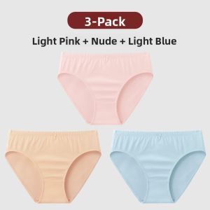 DIEANFEN | High-Waist Anti-Bacterial Large Size Breathable Cotton Briefs
