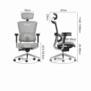 Ergonomic Spine Support Comfortable Long-Sitting Chair