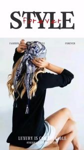 Malaysia 55cm * 55cm Hip Hop Square Scarf Fashion Classic Paisley Bandana Headband Square scaft Printed A-041