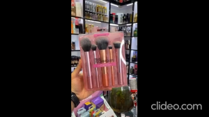 Real Techniques Face Essentials 5 in 1 Makeup Brush Set | Blush Setting Powder Face Brushes
