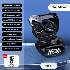 kebidumei | Sleep Invisible Earbuds Tiny Mini Headphones Hidden Noise Cancelling TWS Wireless Headsets Sports Stereo Bluetooth 5.3 Earphone