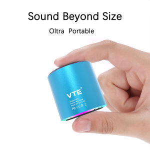 Wireless Speaker Portable Bluetooth 5.3 RGB Light Music Player Long Play TWS Connectivity Mic Subwoofer Mini Outdoor Bass Sound
