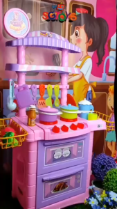 SG TOYS KANTIN SENYUM 75 MAINAN ANAK MASAK MASAKAN DAPUR MINI KITCHEN SET ELEKTRIK