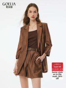 Gloria | Three Quarter Sleeve Summer Tencel Blazer Jacket