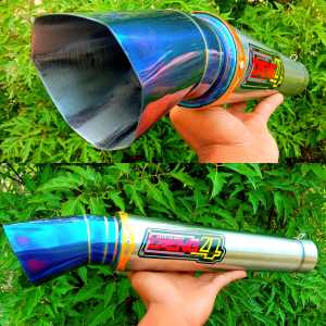 SILENCER KNALPOT DAENG 4 DIAMOND CRUCUT INLET 50/51