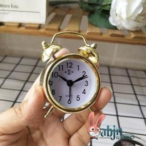 Vintage Shanghai Mechanical Alarm Clock Super Loud Sound Horse Hoof Table Clock Wind-up Retro Nostalgic Metal Mechanism