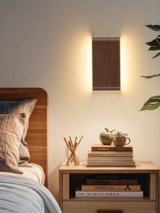 DGY | Vintage Walnut Wood Wall Light