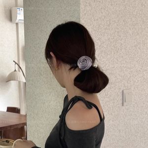 Handmade Flower Hair Ties Simple Elegant Hair Accessories European Style Fresh out Original Design Hair Bands for Women