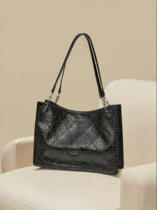 Josiny | New Elegant Black Korean Style Tote Bag for Work High Capacity