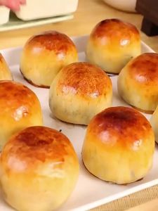 Healthy Breakfast Replacement Bread Thin Skinned Yam Coix and Red Bean Filling